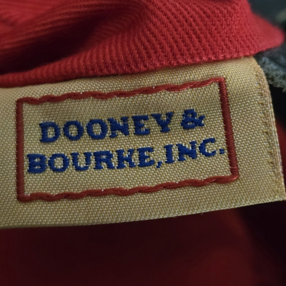 Dooney & Bourke Black Leather Drawstring Slouch Bag - Picture 7 of 10